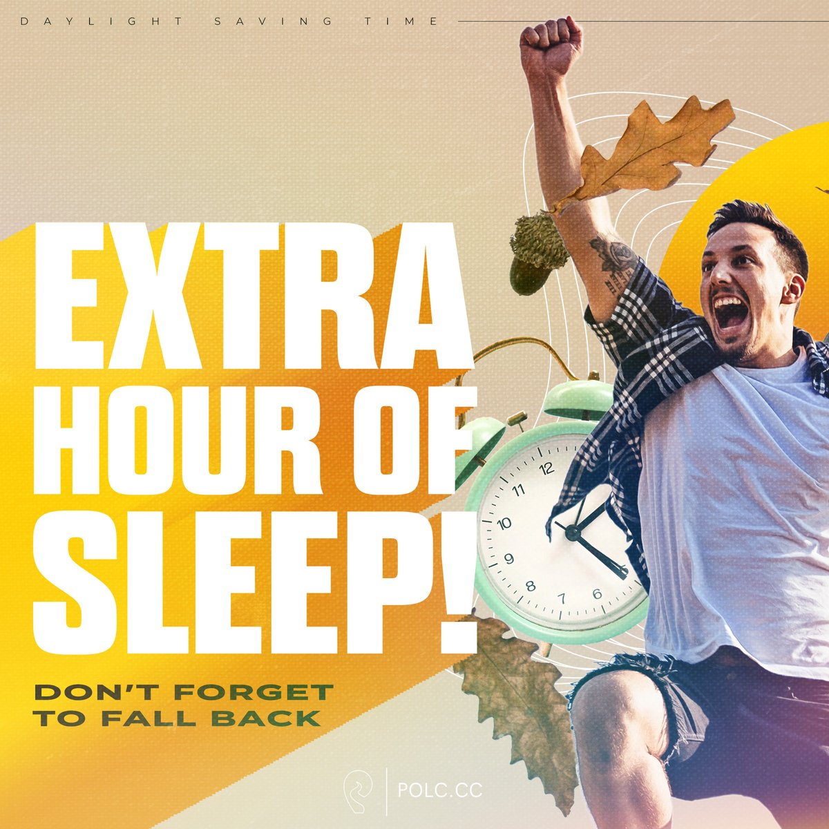 thepolc's tweet photo. Guess what day it is? Guess what day it is? No, no, no it's not Wednesday - It is Extra Hour of Sleep Day!!!!! 😀
Don't forgot to Fall Back and we look forward to seeing you tomorrow for Family First.
#PathwayofLife #Pathway #POLC #FallBack #ExtraHourofSleep #FamilyFirst https://t.co/swJuTJHY7e