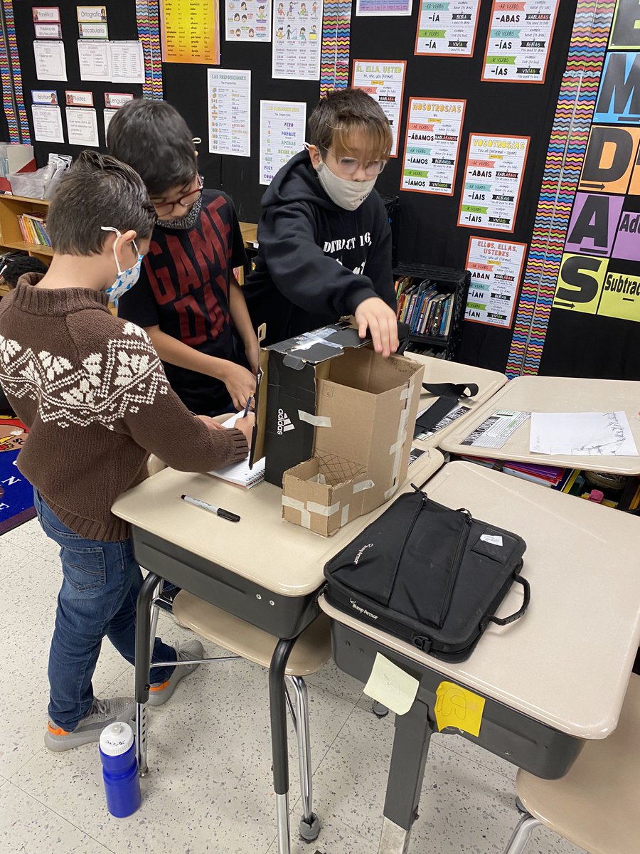 After defined STEM with Dr. Drizzle, we made prototypes of our own backpack designs #5thgradeTWI #stony126 #weare126