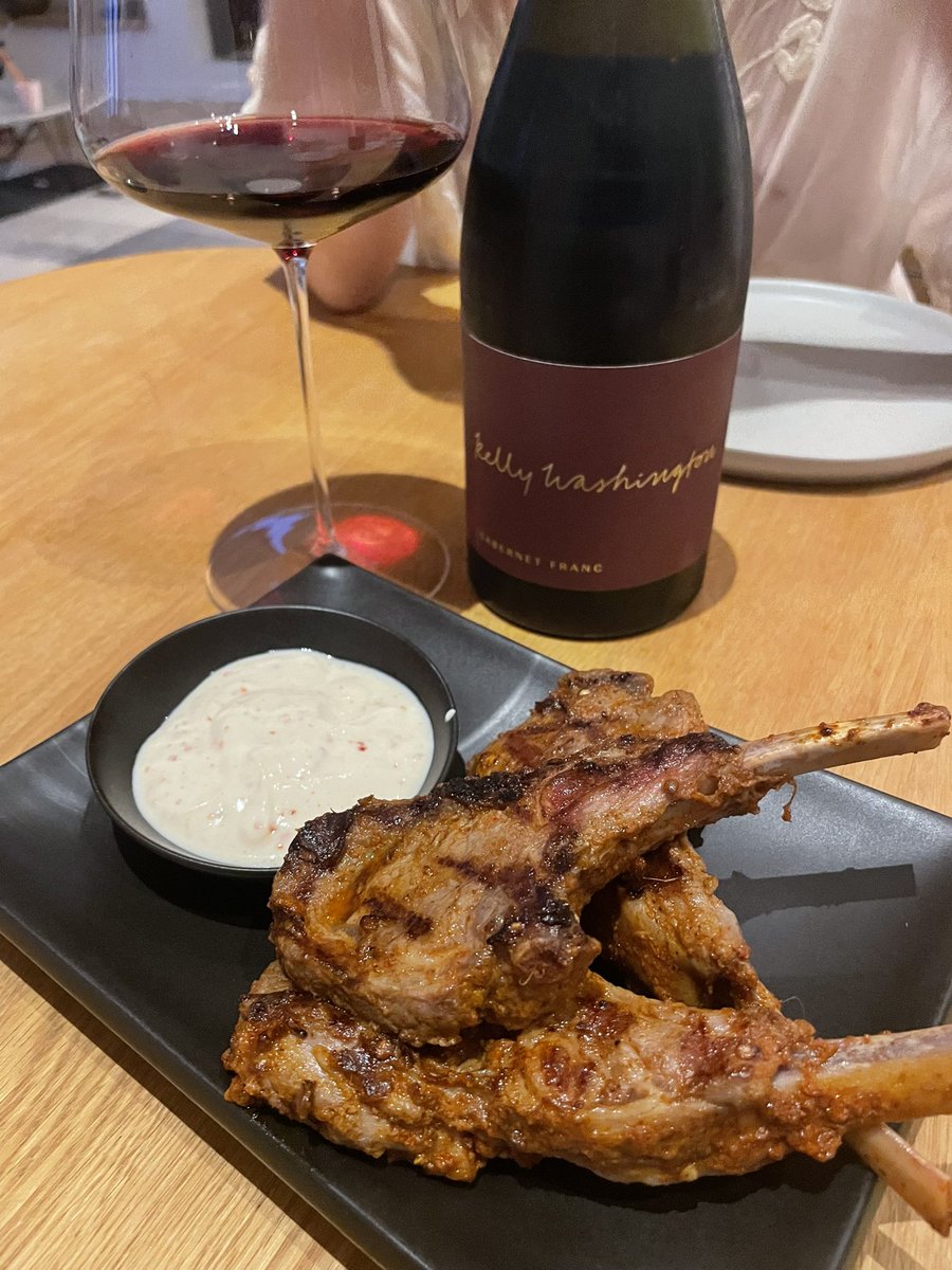 @CassiaAuckland Epic Lamb Chops and new release Franc! #nzwine #chilled #tandoori #lamb #cabfranc #aucklandeats #lockdown