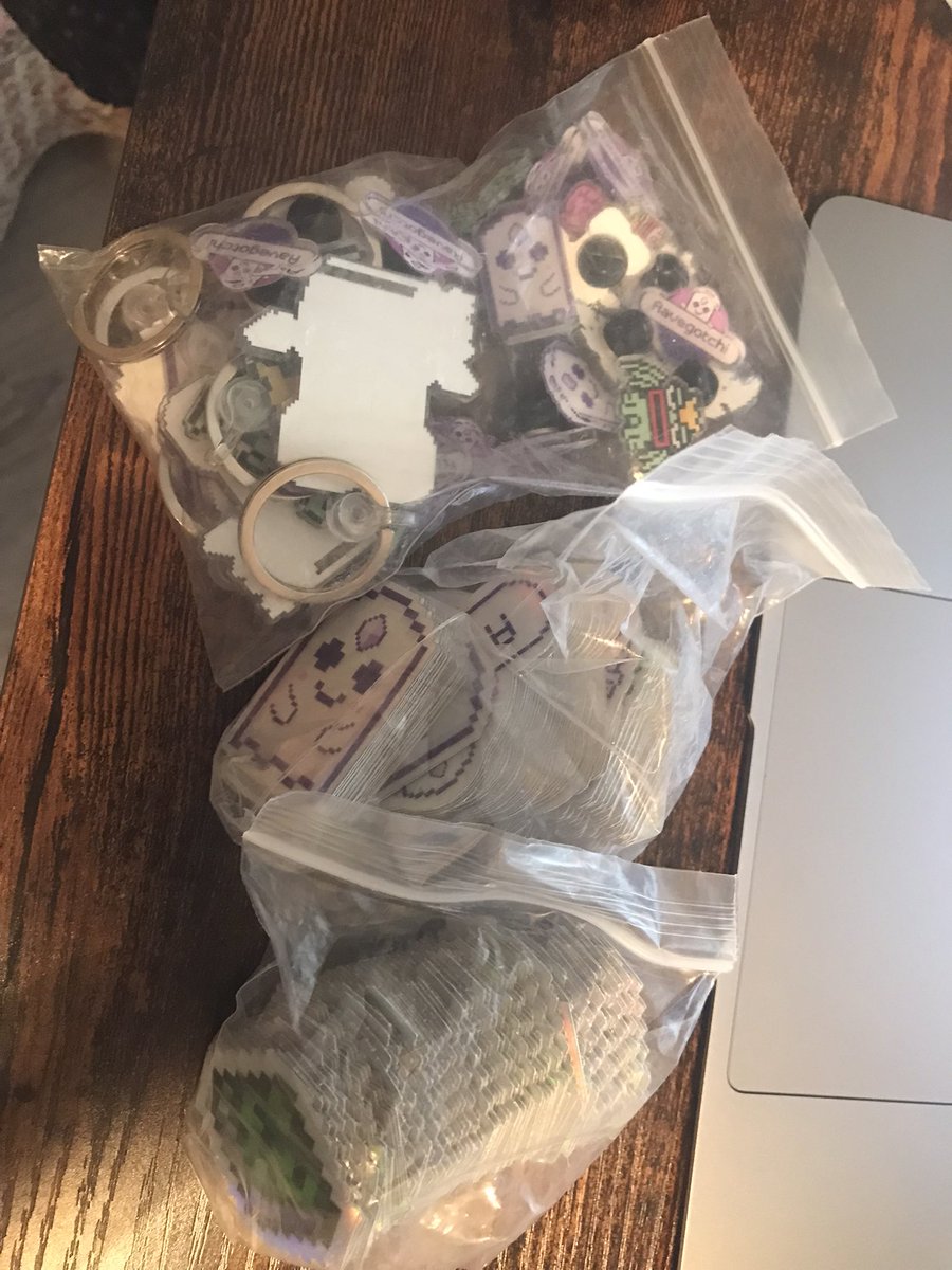 nofuture's tweet image. My current @aavegotchi merch stash #gotchigang #LFG