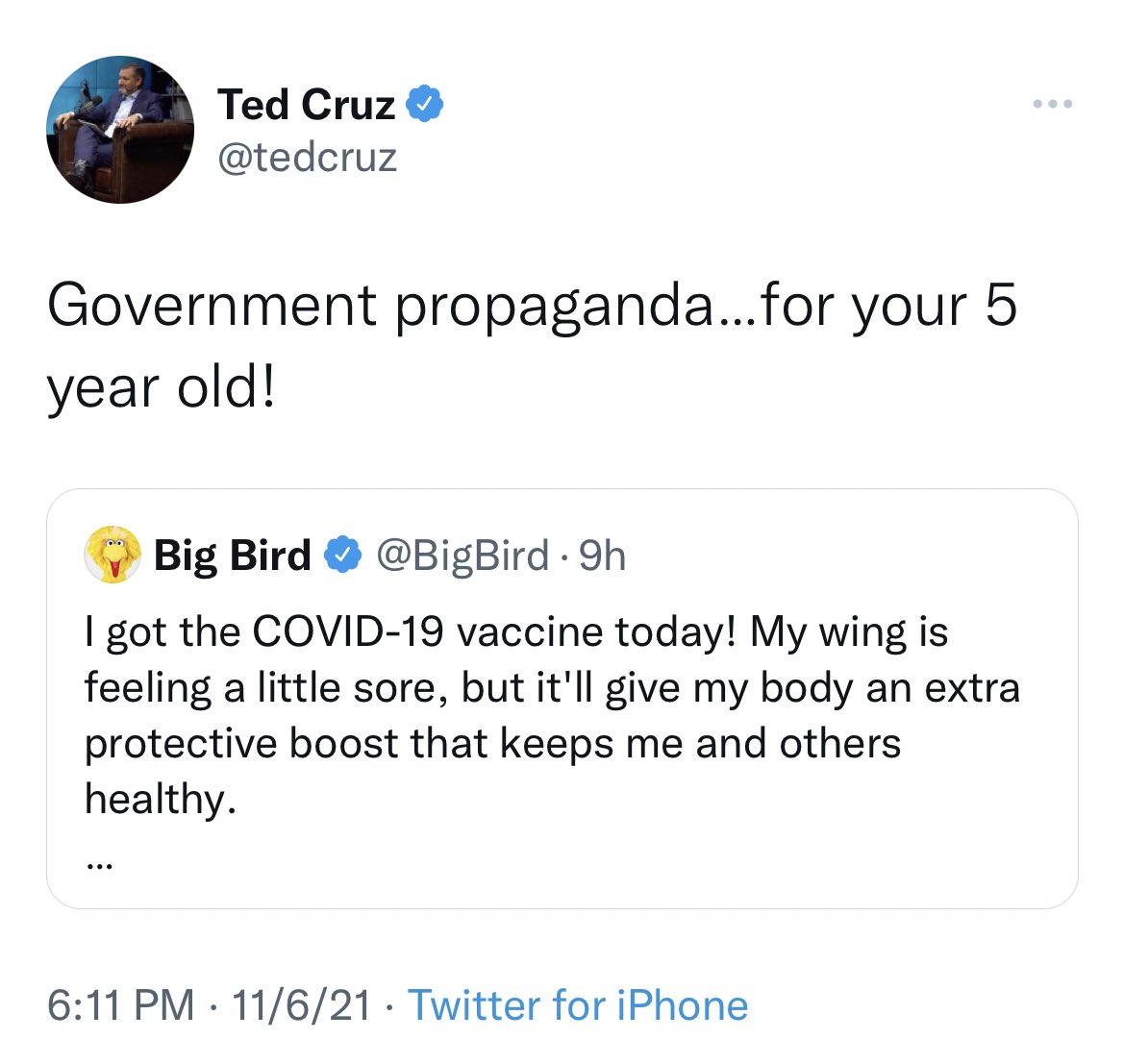 kenklippenstein's tweet image. They’re mad at big bird lol