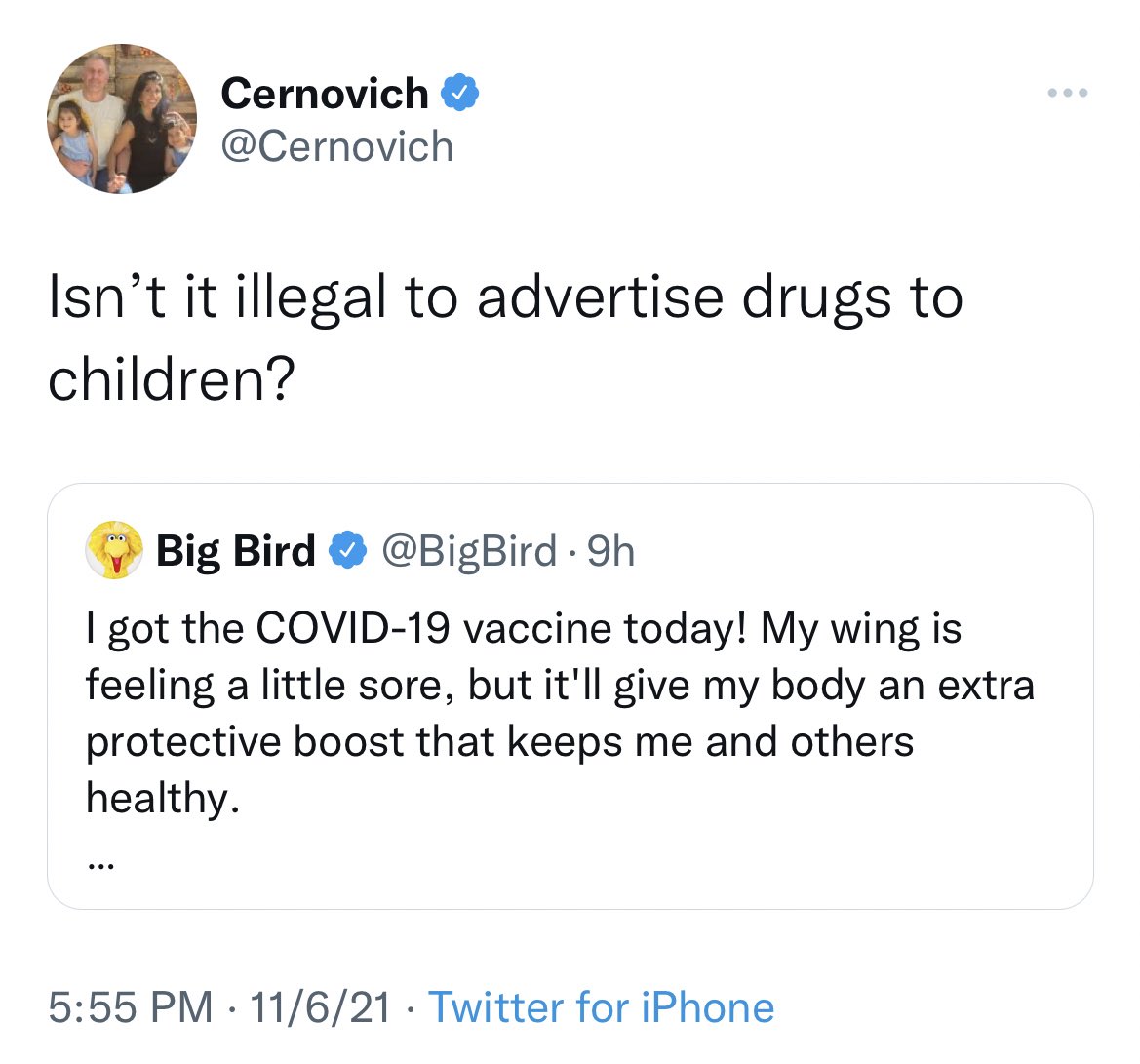 kenklippenstein's tweet image. They’re mad at big bird lol