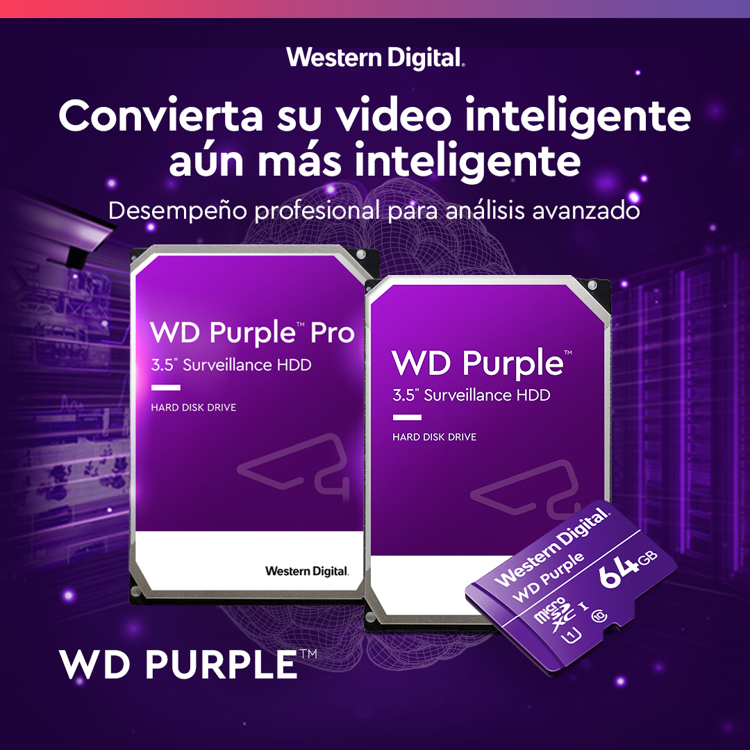 IngramMicroCL's tweet photo. Lleva la #videovigilancia a otro nivel con la línea de discos #WDPurple, diseñados para admitir la analítica del aprendizaje profundo en los sistemas NVR con capacidad de inteligencia artificial. Contacta a felipe.valenzuela@ingrammicro.com.
#WesternDigital #IngramMicroChile https://t.co/P2WitFvGlD