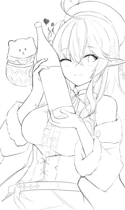 一つ前のラフ 