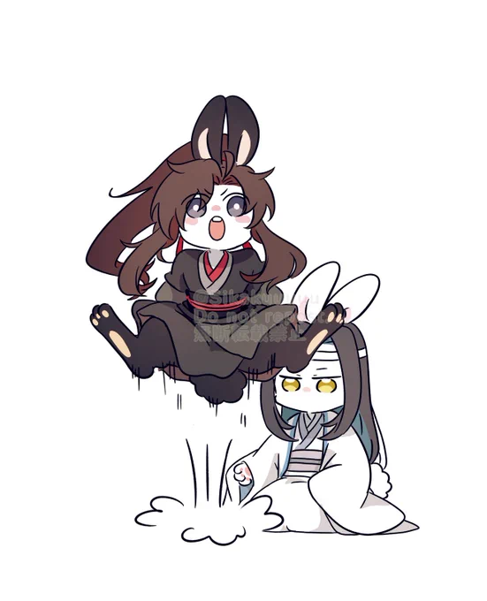 🐰🍑👋🐰 