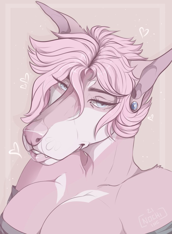 Nochi_Inc's tweet photo. Little Bust of a Pink dobie! Bless this child.
#furry #furryart #Dobie #dobermanSona #OwO https://t.co/SPOkKdlNcu