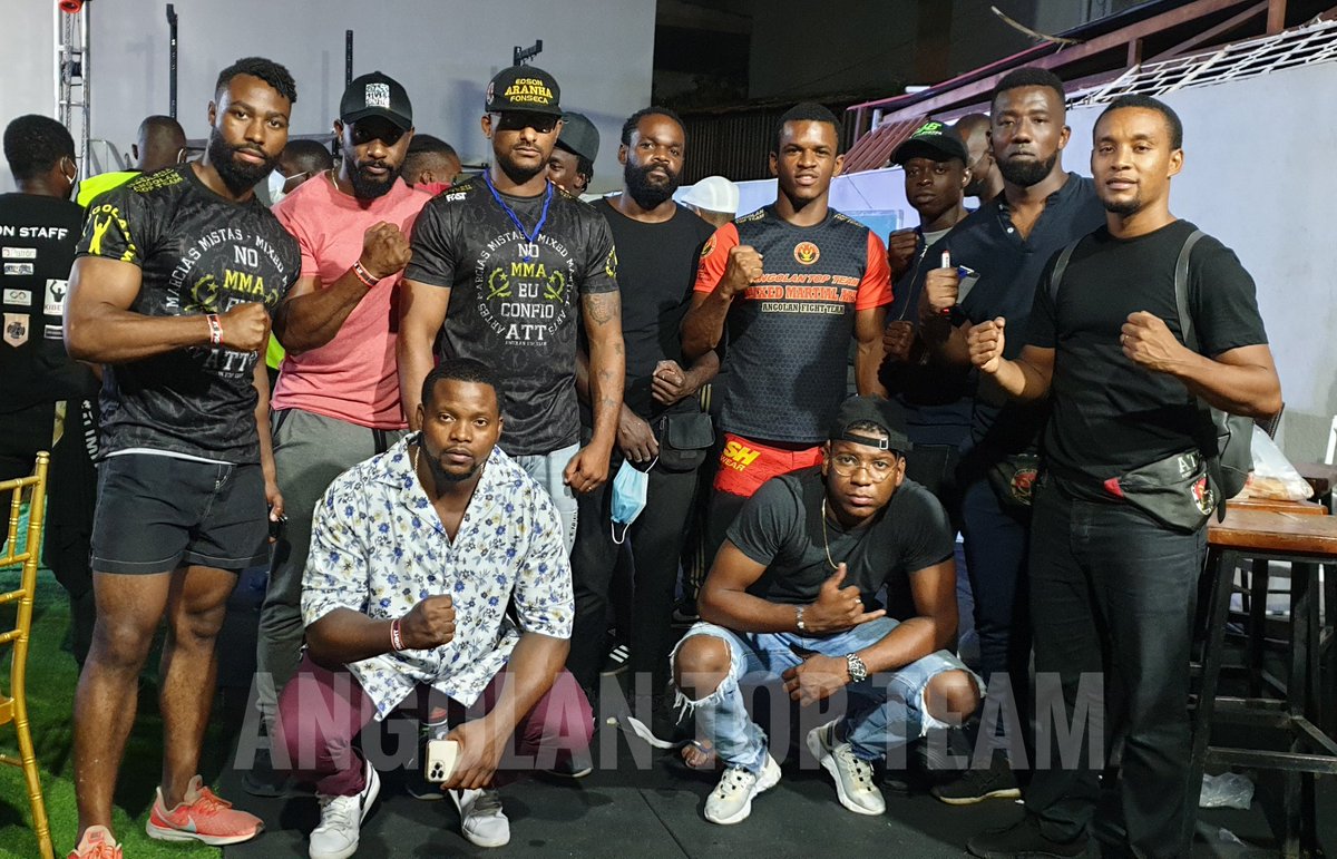 AngolanTopTeam's tweet photo. VICTORIA DO @elisandro_pedro hoje no @afc_contaofficial Well done to the Team 💯✊🏾💪🏾
The work isn't done in vain⚔ 🤖
#PaidInFull
A Estrela ⭐ aqui é a EQUIPA
•
#weculture #wecultured #mmaisasport
#sparr #sparring
#WeAreATT🇦🇴 #AngolanTopTeam👊🏾🇦🇴
#mma_made_in_angola https://t.co/gKNhm2ZO8G