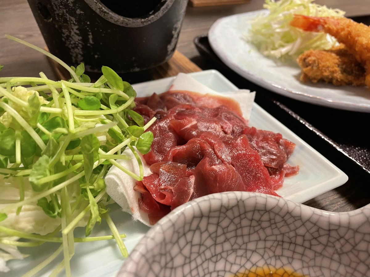 SATOInn's tweet photo. Dinner last night

sashimi
shrimp and fish deep fry
grilled scallops
venison shabu shabu
salmon and vegetables soup
boiled sea kelp and mussels with soy sauce 
grilled pacific saury
cooked rice with matsutake mushrooms 

used seasonal local ingredients

#SatoInn #Iwate #Otsuchi https://t.co/uPV2R2ns8E