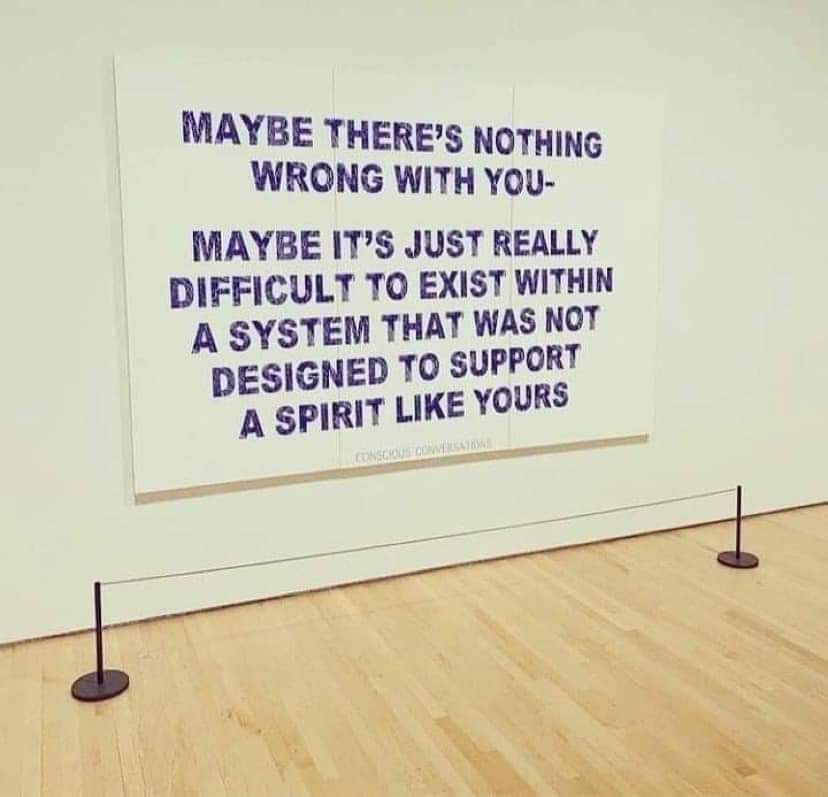 FifiDeLyonBliss's tweet photo. #system #education #dontconform #embraceyourdifferences #beyourself #BeAMAZING https://t.co/7RB0D2WrwQ