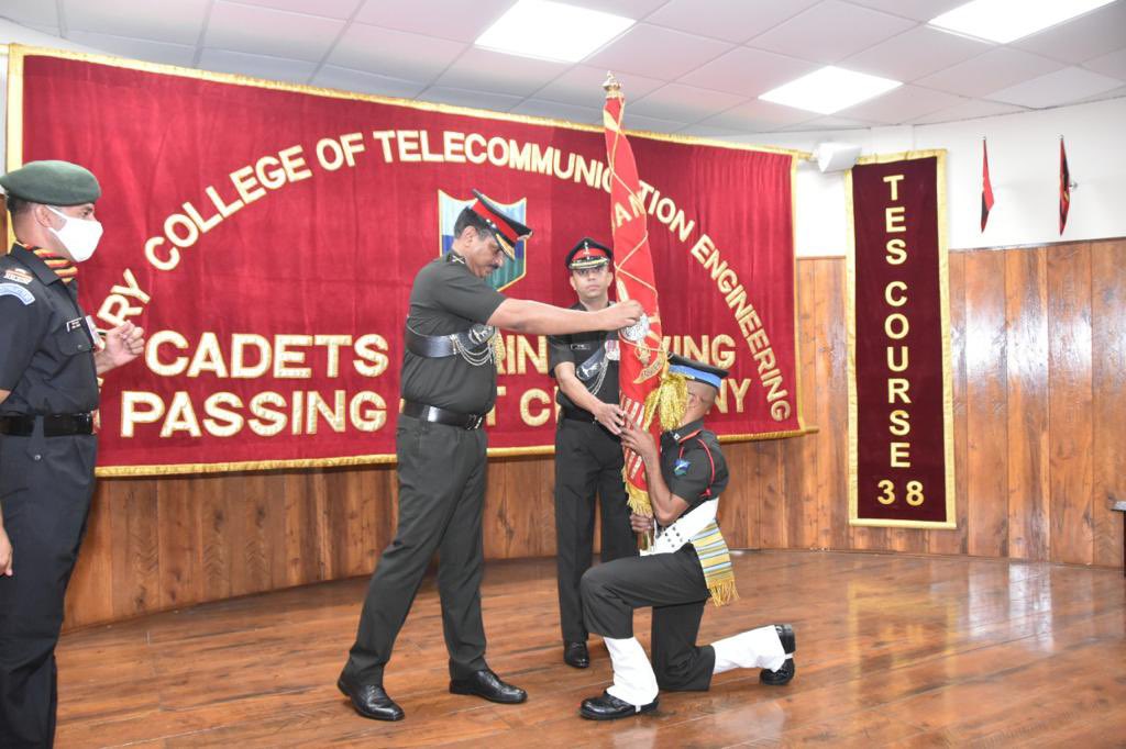 artrac_ia's tweet photo. #PowerThroughKnowledge
Passing Out Ceremony of TES-38 conducted at #CTW, #MCTE with elan on 06 Nov. The course performed exceedingly well in academics, Outdoor training and extra curricular activities. Six Foreign Gentleman Cadets are also part of the course.
#StrongAndCapableIA https://t.co/2HvjQej0BE