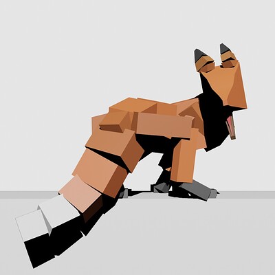 Swell_Animator's tweet photo. For #LowPolyFauna here's my fox I made for an old vr student project :) https://t.co/IjqnAW5HSg