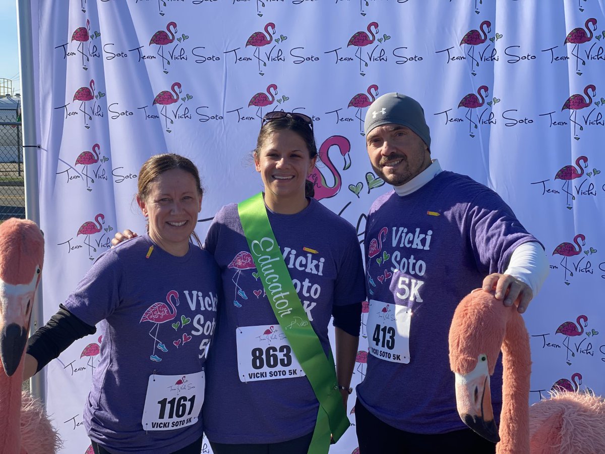 Congratulations to Ms. Kivits, Ms. Geitz, and Mr. Chiappardi for representing Tracey and ALL educators this morning at the Vicki Soto 5K this morning! What a wonderful way to show your PRINT beyond the walls of Tracey. We are so proud of you all! #LeaveYourPRINT <a href="/NorwalkPS/">NorwalkPublicSchools</a>