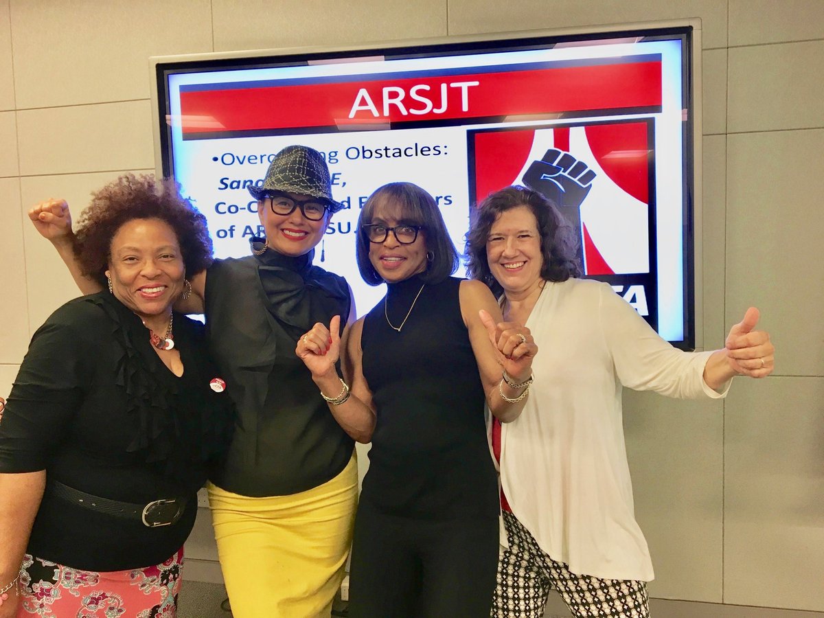 DrMarilynEaster's tweet photo. In my fight for safer campuses, I co-founded #ARSJT (#AntiRacism Social Justice) with Dr #SangHeaKil, under the leadership of #CantonCecil, Emeritus at @sacstate, & wrote my debut novel RESILIENCE https://t.co/28rfAJjvlR on this issue. @CFA_United https://t.co/HVgWrtJphF