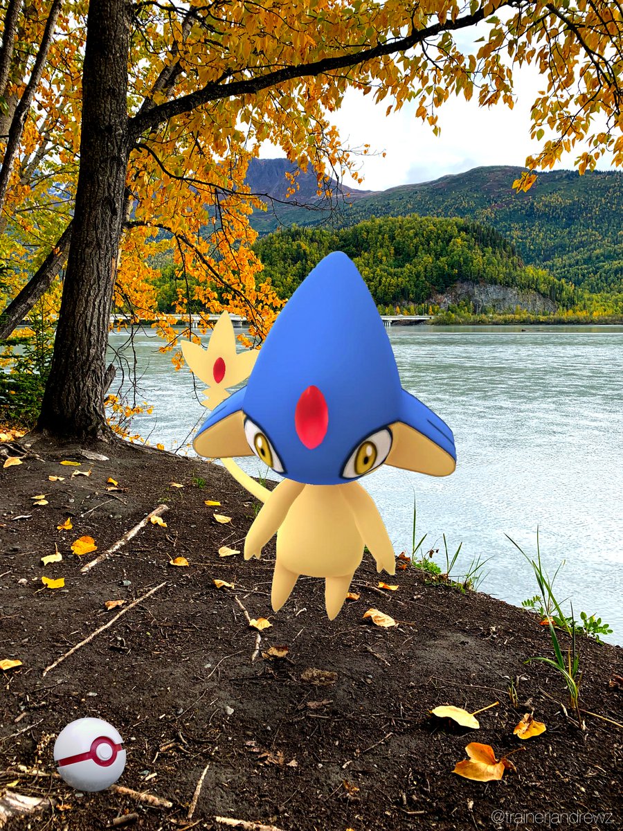 TrainerJandrewz's tweet photo. Shiny Azelf in beautiful Wasilla, Alaska. 🏔
#shinypokemon #arphotography #GOsnapshot #pokemon #PokemonGO #shinyazelf https://t.co/Y9cbMgOwsC
