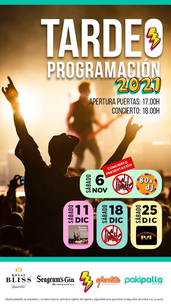 Y si esta tarde no llegáis a tiempo, os dejamos la programación TARDEO 2021