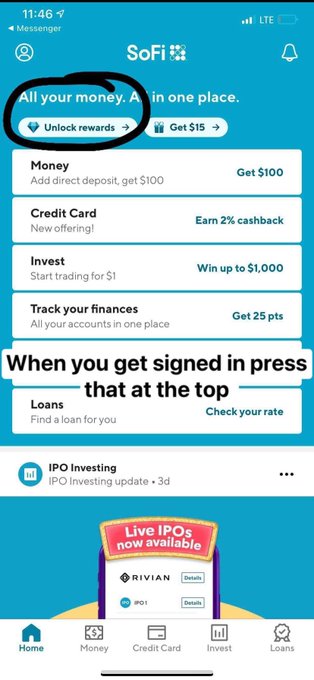Hi! 👋 Join me on the SoFi mobile app!  You can save, spend, trade and borrow &mdash; all in one app. Use my<a href="/tag/newprofilepic"class="tags"><span>#newprofilepic</span></a>