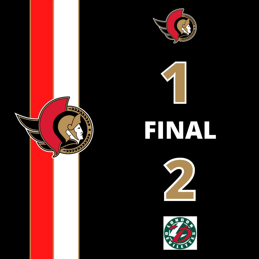 OttawaLadySens's tweet photo. The Lady Sens fall short by one in today’s first game against London.

🚨Sacca
🍎Miller

Scully stood tall between the pipes and earned the player of the game by saving 38 of the 40 shots she faced.

Time to rest up as we head into the semi finals tonight against Durham West! https://t.co/e2FYaom32G