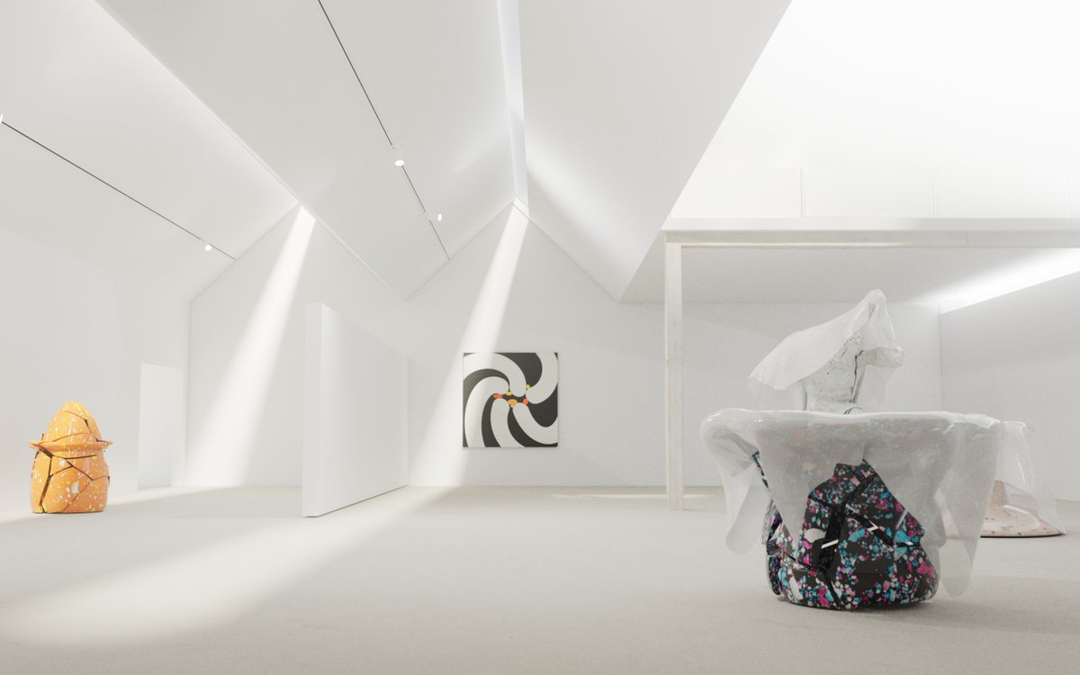 shatteredmarble's tweet photo. Here is another sneak peek into our work in progress in creating a digital 3D gallery. We are planning several different exhibition rooms in different styles. 👀 https://t.co/sibZIRIYrq