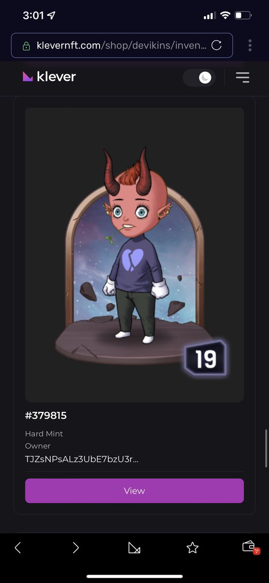 KleverNova's tweet photo. Okay all announcing the winner of the first #devikin given out very soon! #379815

#dvk #klever $klv $dvk @devikins_game https://t.co/FbSJosaBv4