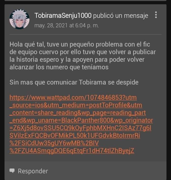 sasukehinalove's tweet photo. Una aclaración más: hubo un tiempo en el que, al parecer, la historia de Equipo Cuervo fue eliminada. ¿Qué hizo? La resubió sin ningún problema solo para "volver a alcanzar los números que tenía": https://t.co/bT3Y7f0IRb