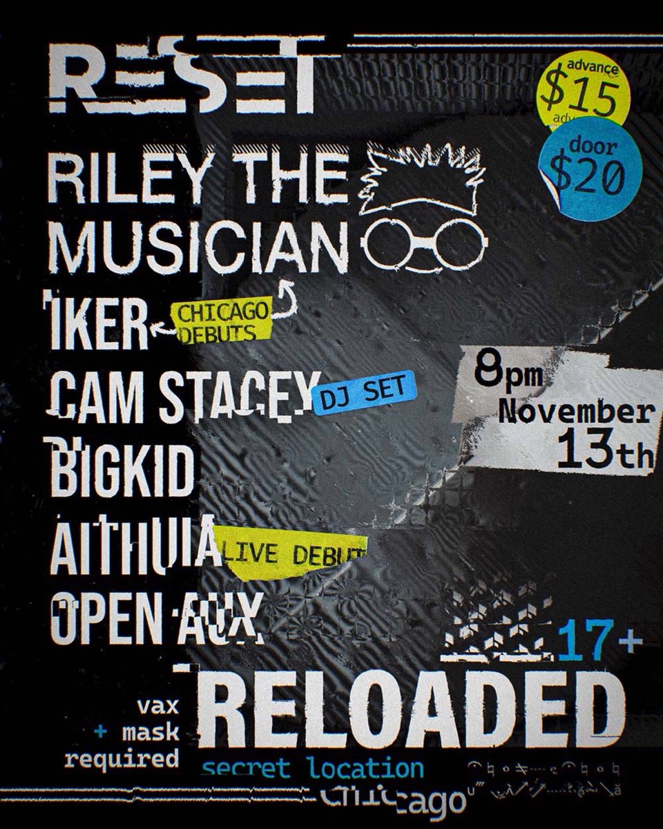 reset_presents's tweet photo. ⚠️ Open Aux Submissions for Nov 13th are now open 🔌

See thread below for details on how to enter! 😎 https://t.co/OyfBVXrsuA