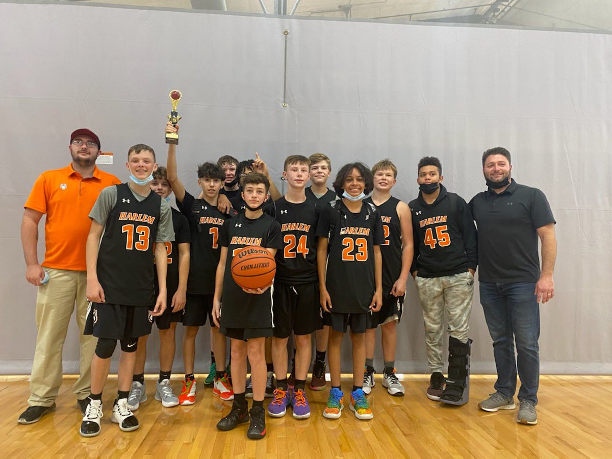 Congrats to Coach Leighty, Coach Franklin and the 8th grade Orange team on winning the championship at the Sterling tournament today!