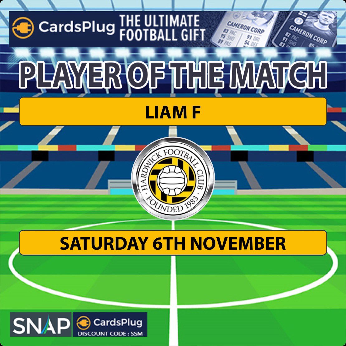 HardwickFC's tweet photo. Top performance from @liam_fairley https://t.co/sfHz1s91hx