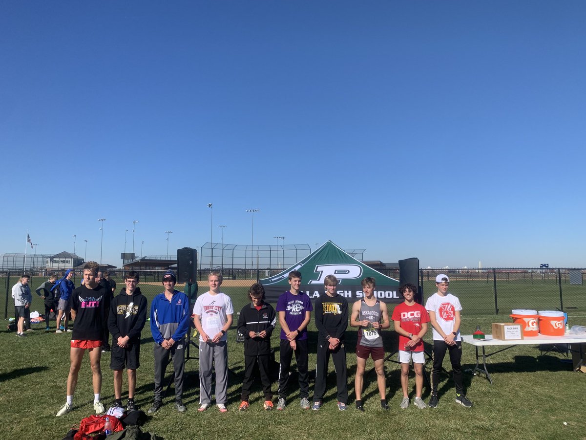 It was fun to watch Jacob and Owen run again today at the ⁦<a href="/iatfcc/">Iowa Association of Track Coaches</a>⁩ Senior All Star meet. Great group of seniors from all over the state. Their “mixed team” won in a fun, new team format, and Jacob medaled, placing ninth. ⁦<a href="/PellaDutchXC/">Pella Cross Country</a>⁩ put on a great event. #BeLight