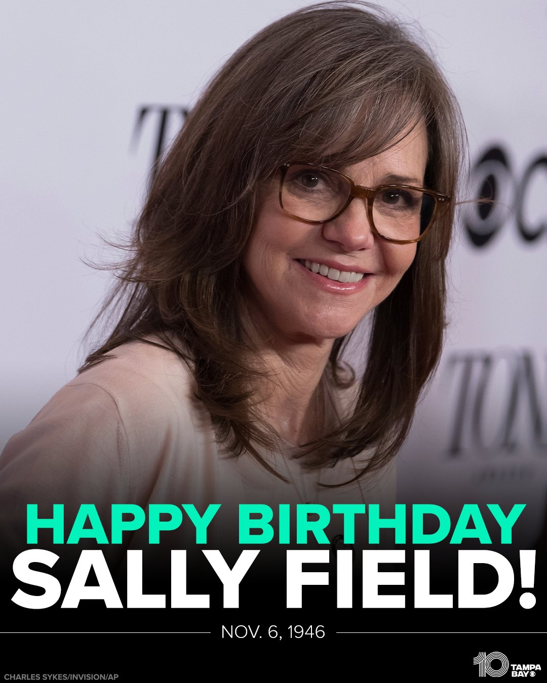 HAPPY BIRTHDAY! Actress Sally Field is celebrating her 75th birthday today! 