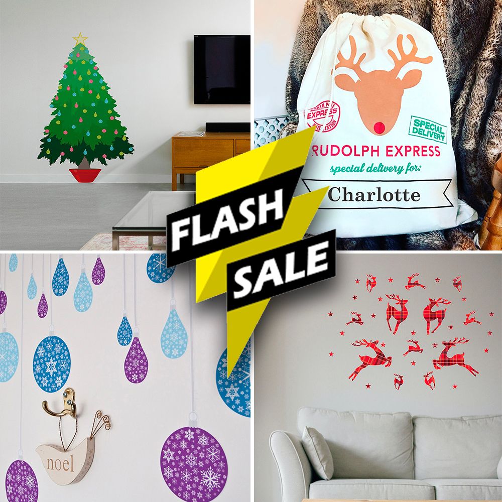 Stickers4Walls's tweet photo. FLASH SALE! ⚡️ Get 50% off our Christmas Wall stickers (Except the Gnome range). Use code PRINTMAKERS7 all day tomorrow, Sunday 7th November. 💥 🎁 🎊 
·
#christmasdecor #wallstickers #flashsale #chichester #supportlocal #christmalovers #xmas #homedecor #xmasdecor https://t.co/6pdfGLjIFc