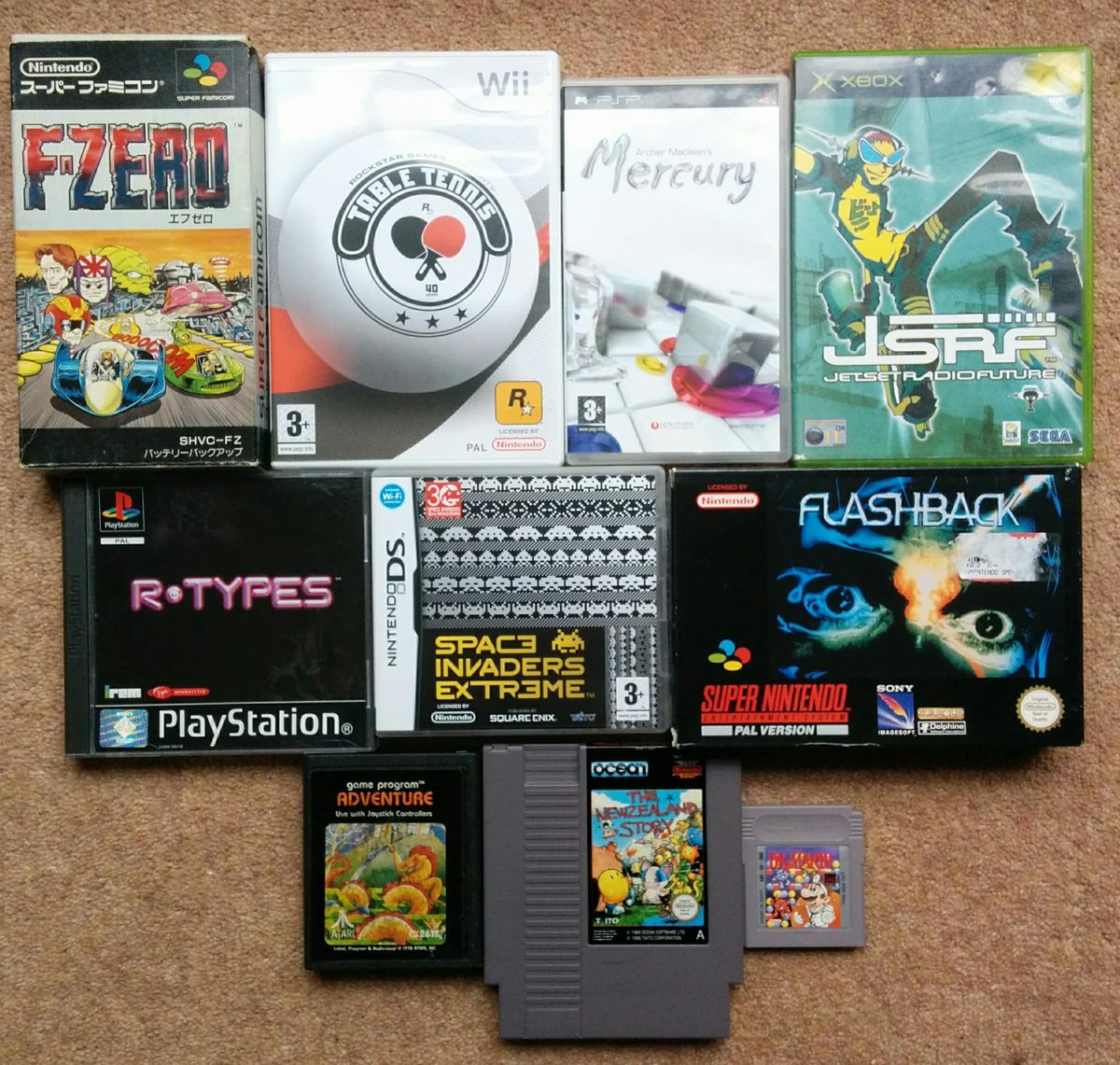 wotnogravy's tweet photo. Any game. Any system. CIB. Cart only. Show me your #random10 https://t.co/J63kjGGlIF