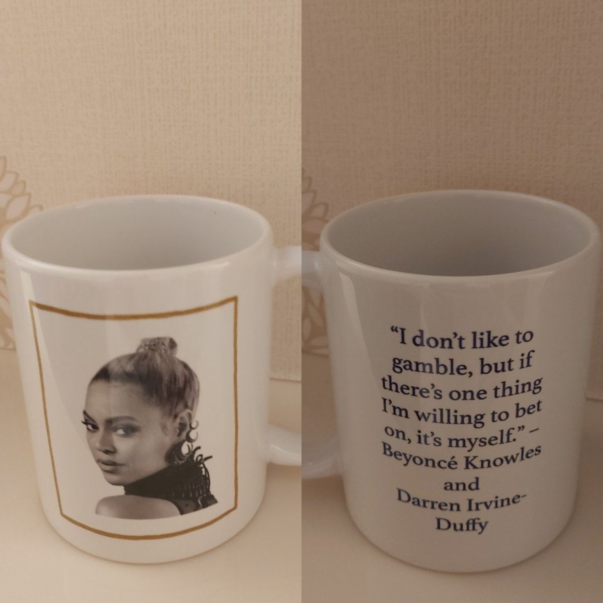Dazirvine's tweet photo. Thank you to my lovely team at DWP for the lovely gifts. Special shout out to Julie &amp; Alison for their impeccable taste of mug which I'll be using everyday 🥰 https://t.co/3JyPSWIlzc