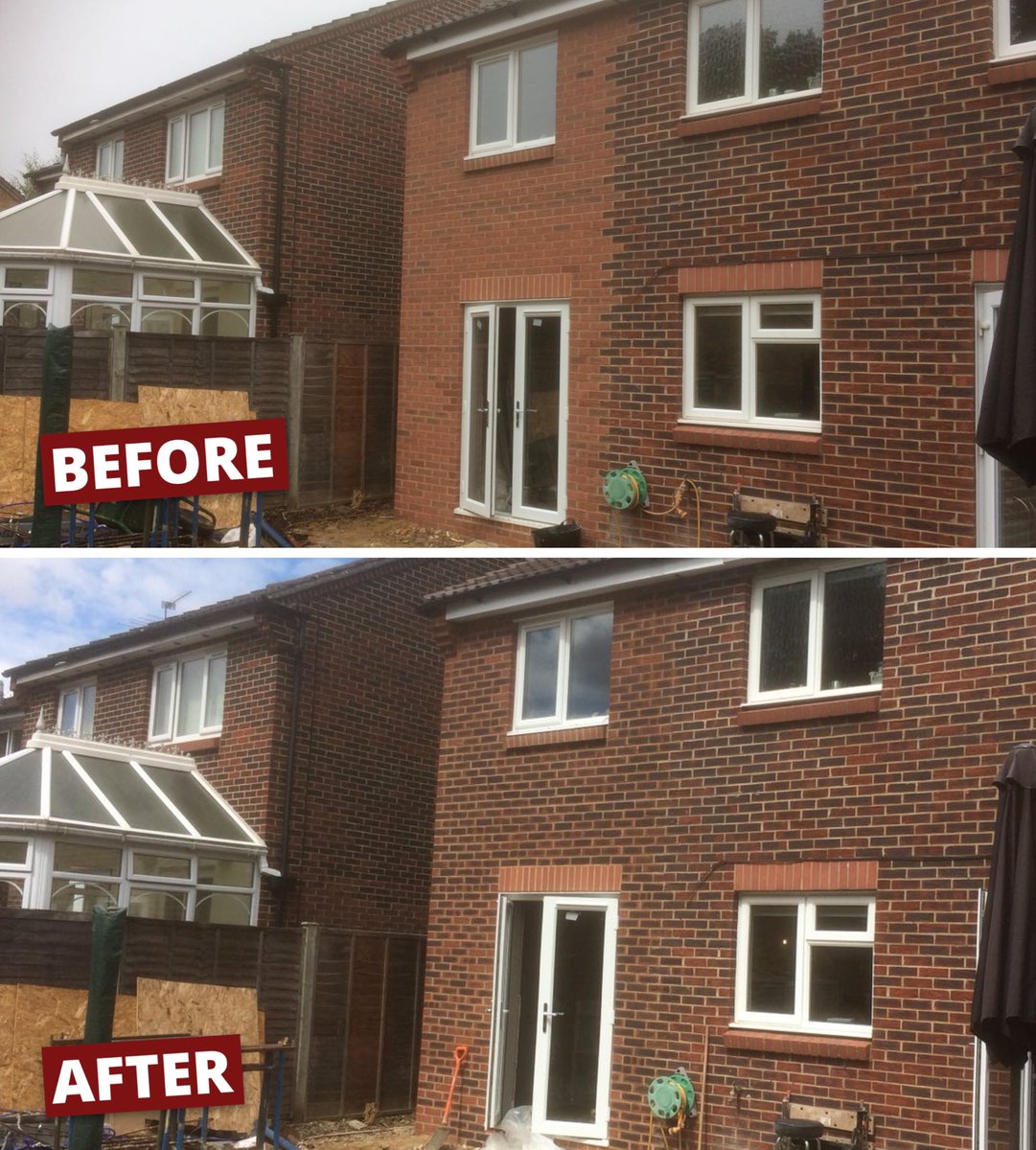 matchbrickwork's tweet photo. Brick no longer manufactured so we supply a #brick that matches in size and texture and then we have just visited so to make it match perfectly! Happy customer. #brickmatch #brickmatching #brickworkmatch #homeextension #matchingbrickwork https://t.co/nXdujtPqra