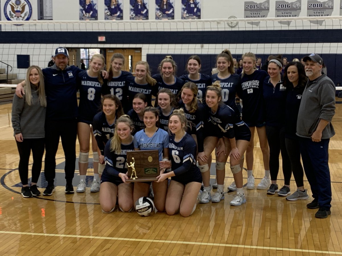 REGIONAL CHAMPIONS! Final Four here we come! ⁦<a href="/MagnificatVB/">Magnificat Volleyball</a>⁩