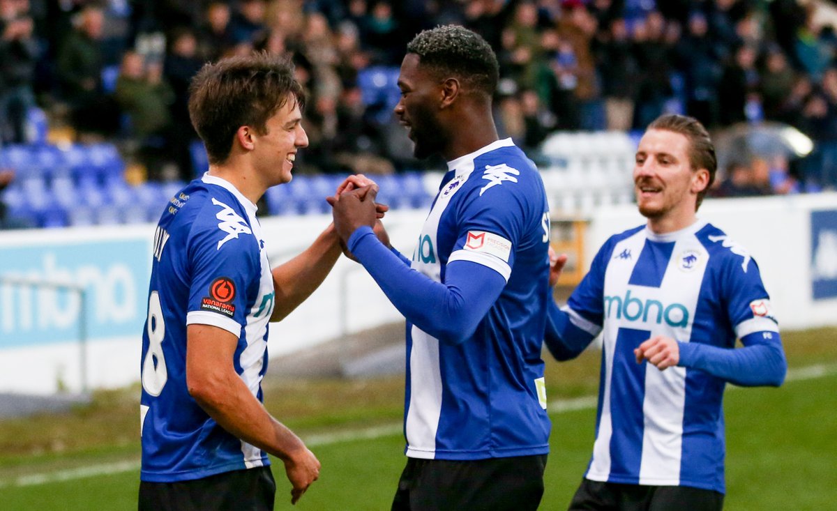 ChesterFC's tweet photo. 🤩A fantastic full debut capped with a first #Blues goal. 💙

📊 Congratulations to @Charliejolley00, who has been voted your #ChesterFC Man of the Match!

😆 The knee slide needs a bit of work though... https://t.co/br39bxixsh