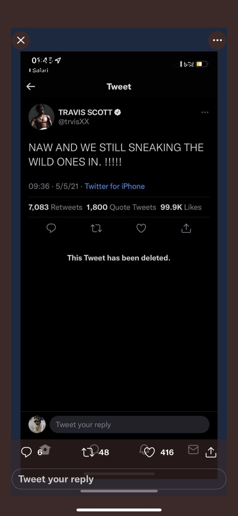 I Miss You Twitter Quotes Not Super, Just A Lil Stitious On Twitter: "@Jiggyjayy2 First I Thought  This Tweet Was Just Ridiculous & I Couldn't See Why People Are Blaming  Travis But I Saw That Video Of