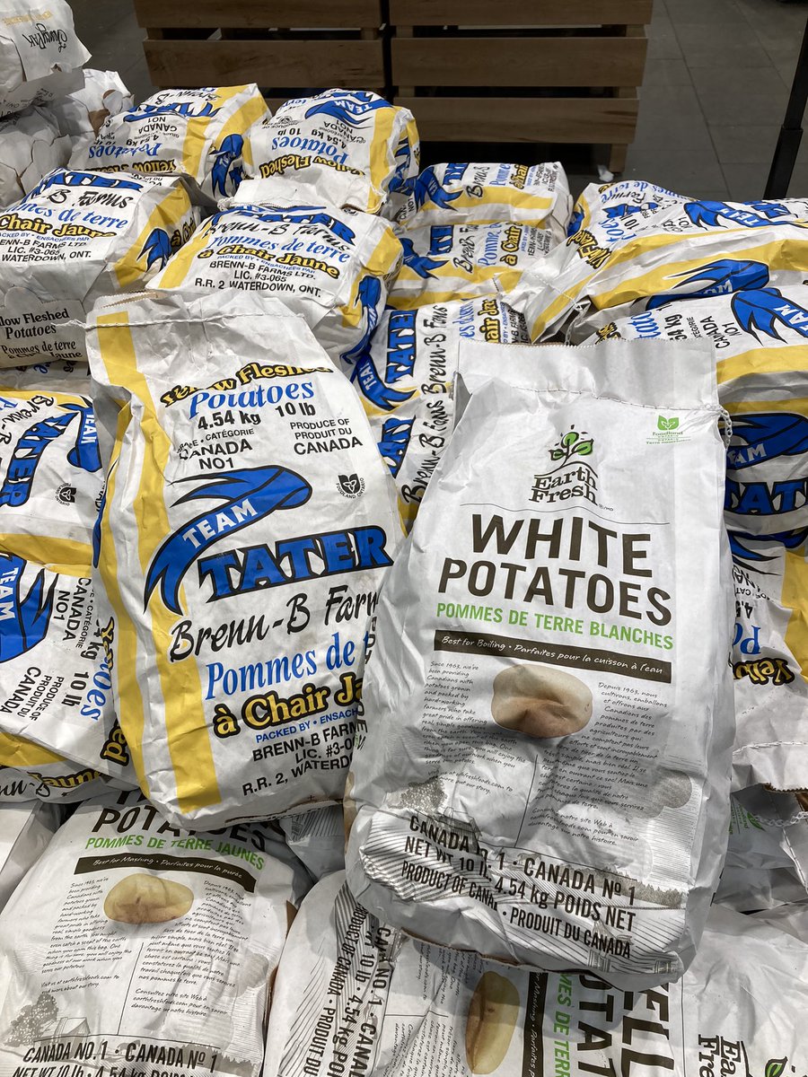Always happy to see Ontario potatoes in store!