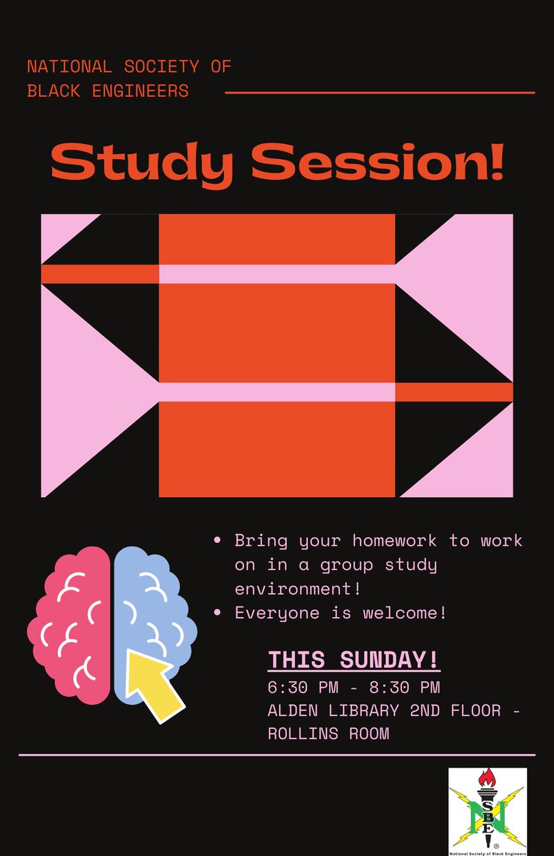 Need somewhere to study and do homework? Come join our study session tomorrow at 6:30 PM! Hope to see you there!