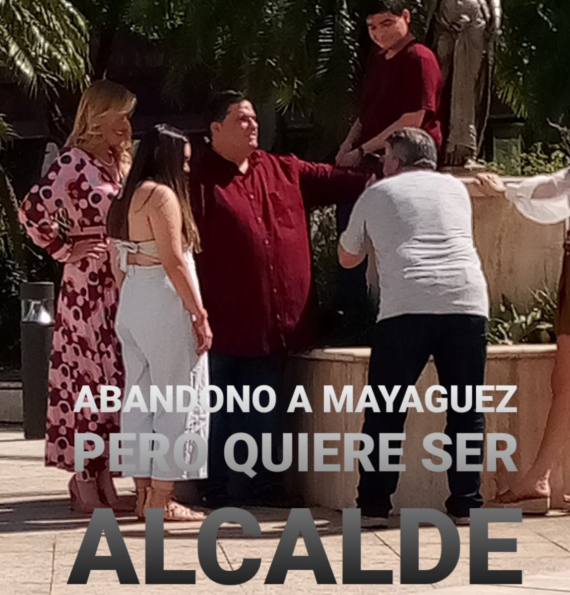 EXCLUSIVA: ARRRRRRRDE LA PAVA EN MAYAGÜEZ!!!!! El Agente00PPD me envía esta foto. Mangan esta tarde a Charlie Hernández tirándose fotos para la campaña, ante el inminente arresto de Guillito. La cosa se está poniéndose color de hormiga brava en la Sultana del Oeste. 🔥🔥🔥