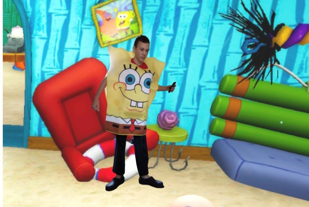 PausedSponge's tweet image. Just got this costume