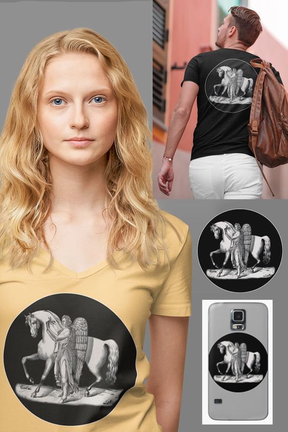 MarccelusStore's tweet photo. 🛒https://t.co/x2XyAPGCfu

Classic Angel next to the Majestic Horse

#angelclassic #angelgod #Horseangel #majesticHorse #vintageHorse #horseshirt #marccelusshop #marccelusstore #blackandwhiteAngel #angelfullforce #artgangel #angeldecour #styleHorse https://t.co/kYptSur7KX