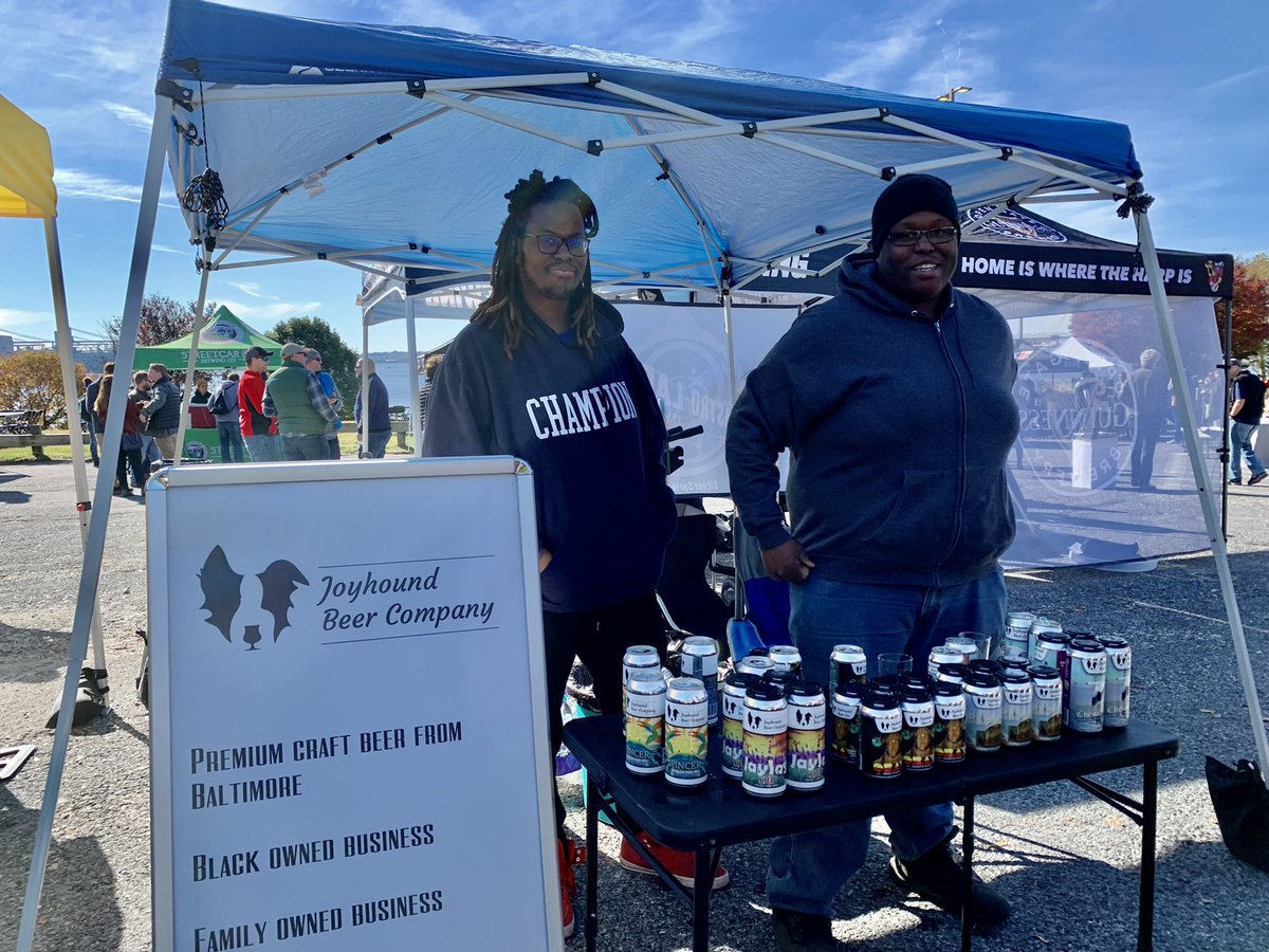 BaltoBeerBaron's tweet photo. So excited for @JoyhoundBeer in Baltimore. Great beer and great folks bringing diversity into the Bmore Craft industry! @MDBrewers https://t.co/a4zFpjhM2x