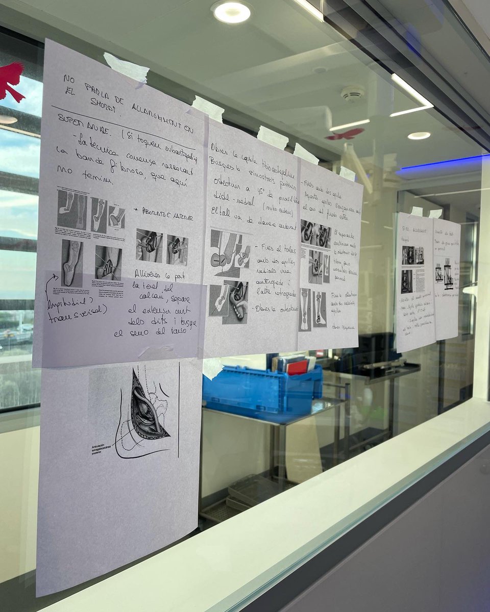 Las paredes del quirófano de la unidad de deformidades en <a href="/SJDOrthoSurg/">SJD Orthopaedics and Traumatology</a> . #failingtoplanisplanningtofail. Con <a href="/cgfontecha/">Cesar G Fontecha</a> repasamos hasta el último detalle antes de una cirugía compleja.