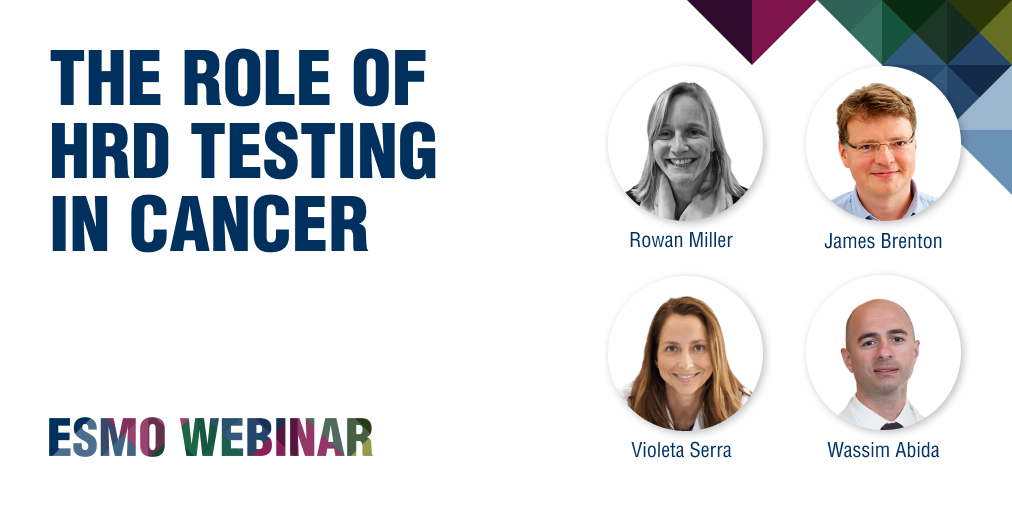 myESMO's tweet photo. Learn about the latest advances in gene signatures and HRD assays for clinical use in the new ESMO #webinar on #HRDTesting in #cancer.
⏰ 10 Nov 17:45 CET; 11:45 EST
👉Register now to join this expert opinion exchange and submit your questions https://t.co/rg11oMLQ8Y
#genomics https://t.co/bDwTAQkyqF
