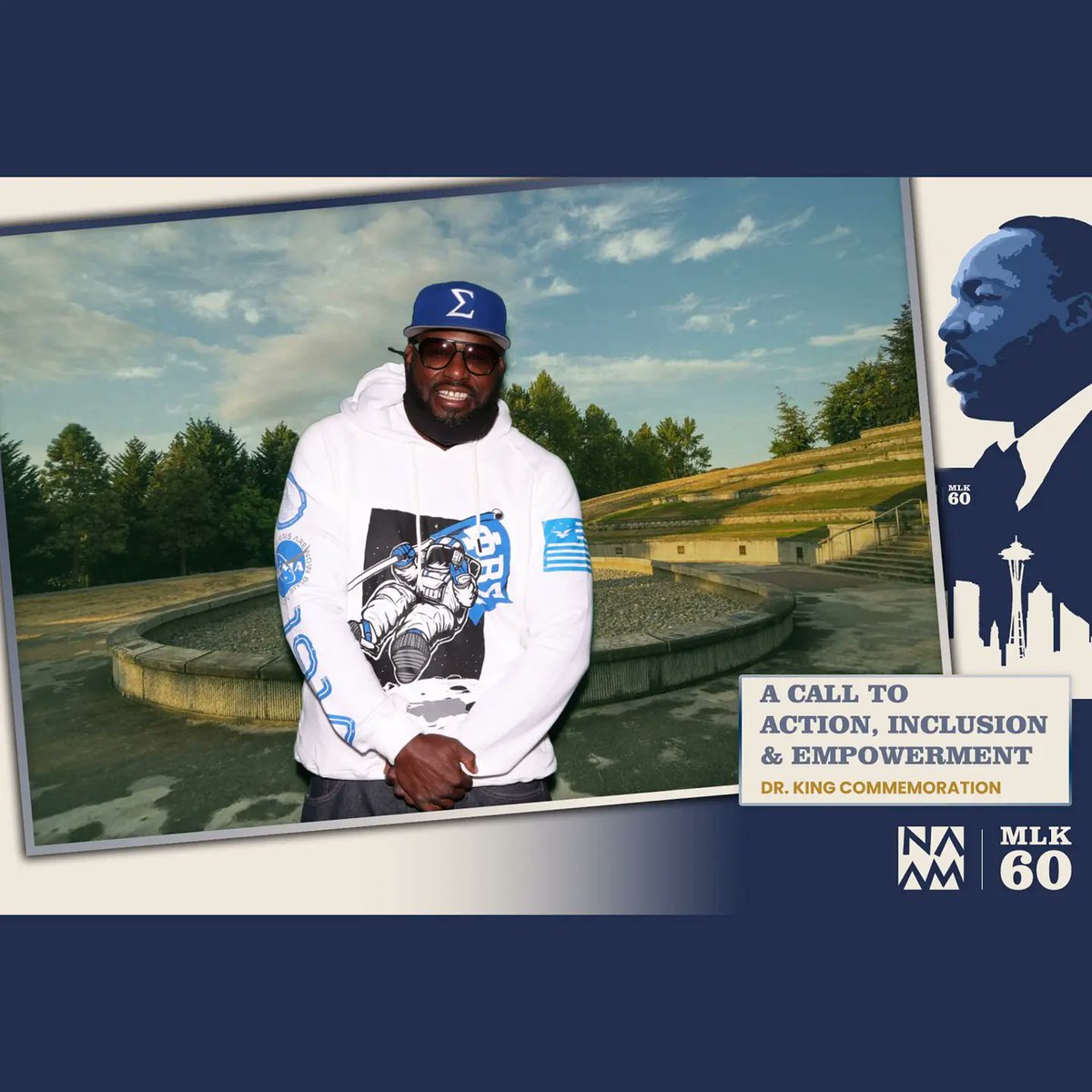 chukundi206's tweet photo. Here at #GarfieldHS for the @naamnw #MLK60 weekend kickoff to celebrate #NWIcon and Distinguished brother of @pbs_1914 @DblEpsilonSigma Emile Pitre as he is inducted into the #Naamnw Inaugural Circle of Elders!!! 💙🤘🏾🥰
#PhiBetaSigma
#SeattleSigmas
#CultureForService https://t.co/H8ysF2BI8t