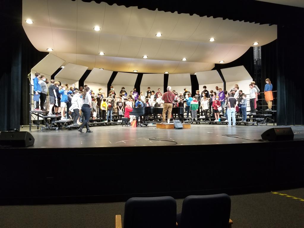 Our choir scholars participating in Region 26 Tenor-Bass Honor Choir! It's going to be a great concert this afternoon! <a href="/Manor_FA/">Manor Fine Arts</a>