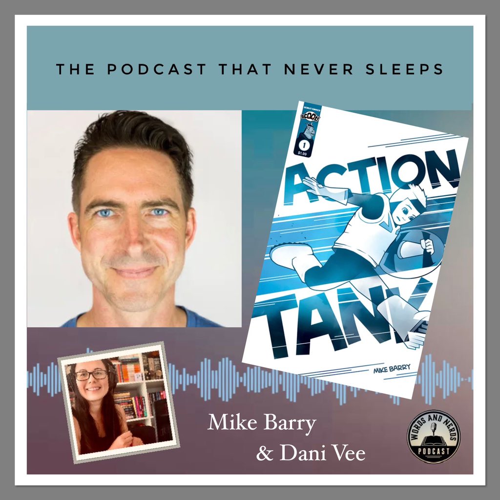 DaniVeeBooks's tweet photo. Graphic novelist and artist @Mike_Barry chats to Dani Vee about his Australian Comic Arts Award  winning book #ActionTank ⭐️⭐️⭐️

https://t.co/NmlJmAQiWW https://t.co/soVDaBsFyU