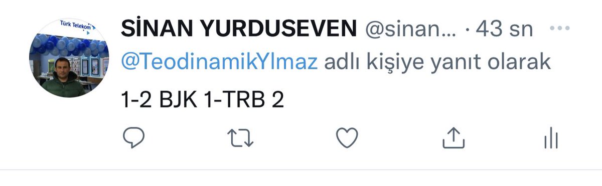 sinannYs's tweet photo. @TeodinamikYlmaz kuraya katılıyorum https://t.co/sY5Yha2uNR