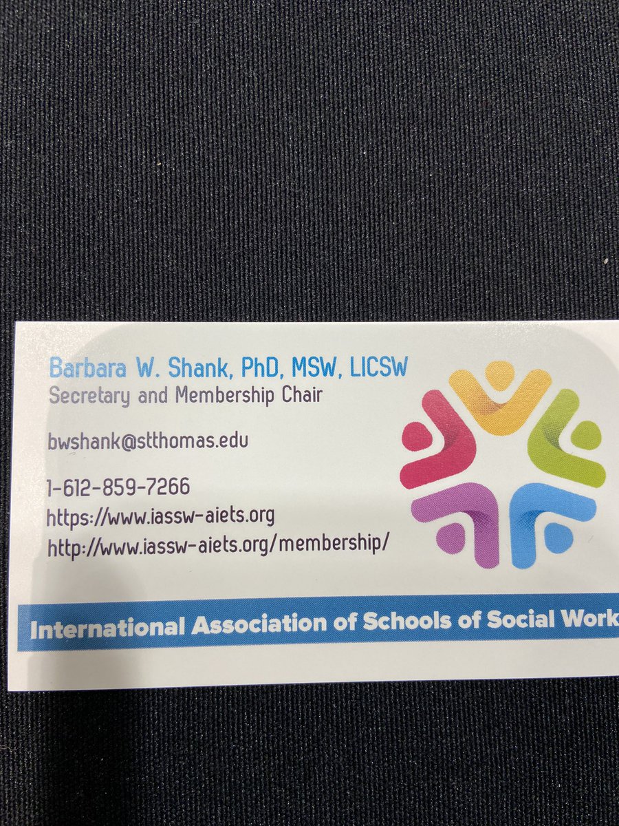 bwshank's tweet photo. Join IASSW as an individual or school member!  Call, text or email me for a conversation about the benefits of membership! https://t.co/o90NX7XPlo
