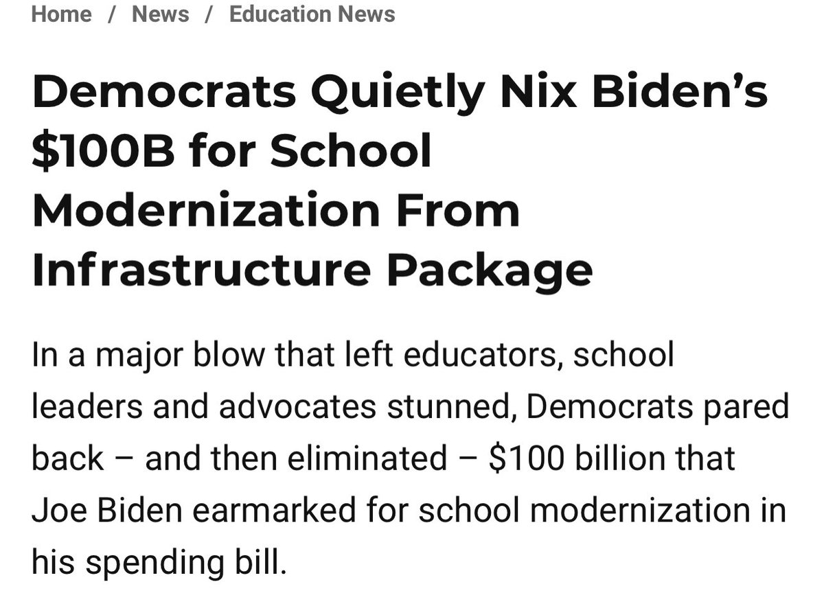 FixingEducation's tweet image. Just remember…one party doesn’t give a crap about public schools.  The other just pretends to.  That’s who we have. 😔😡 #EdChat #EduTwitter @POTUS @FLOTUS